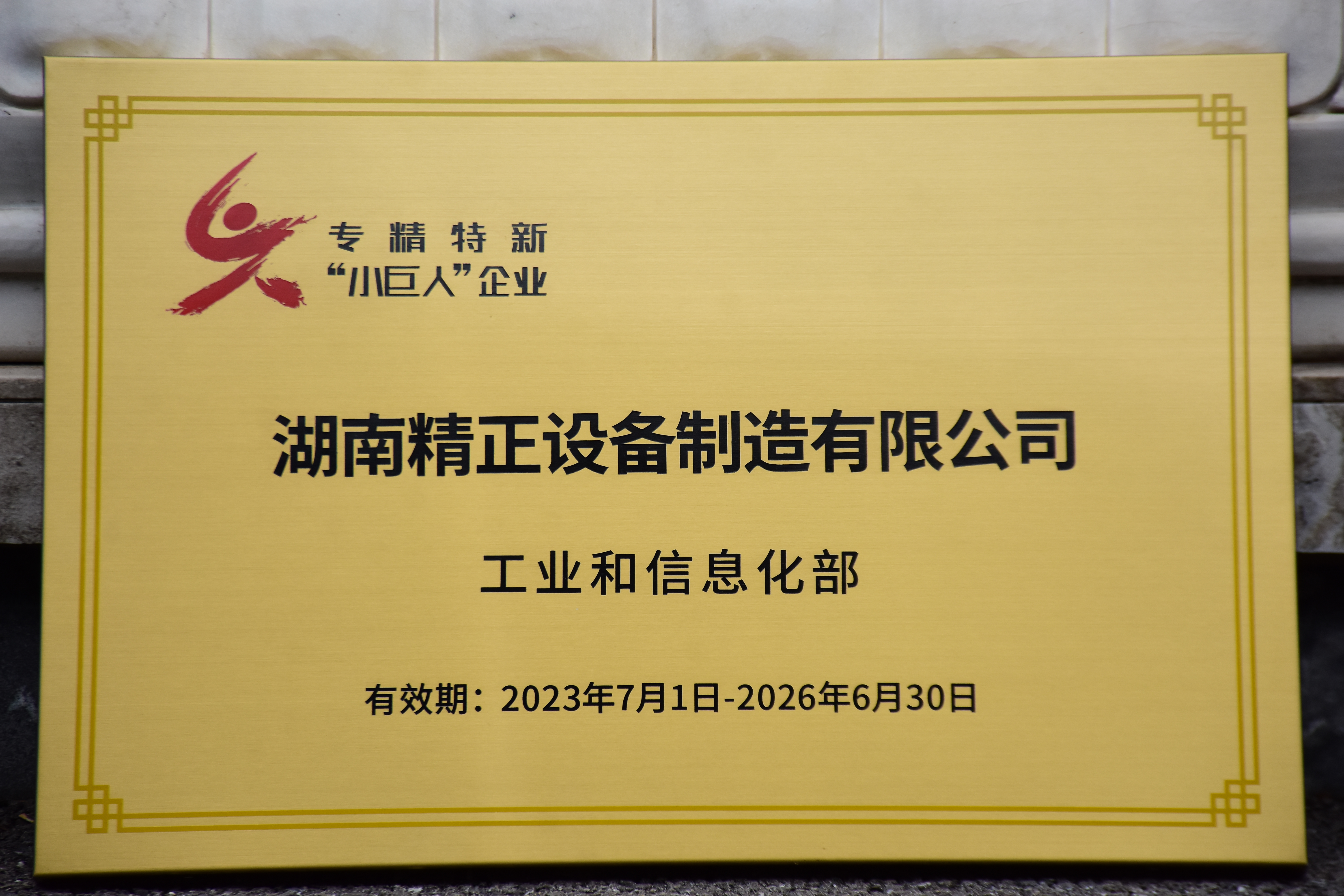 乐动在线获得“专精特新”小巨人企业